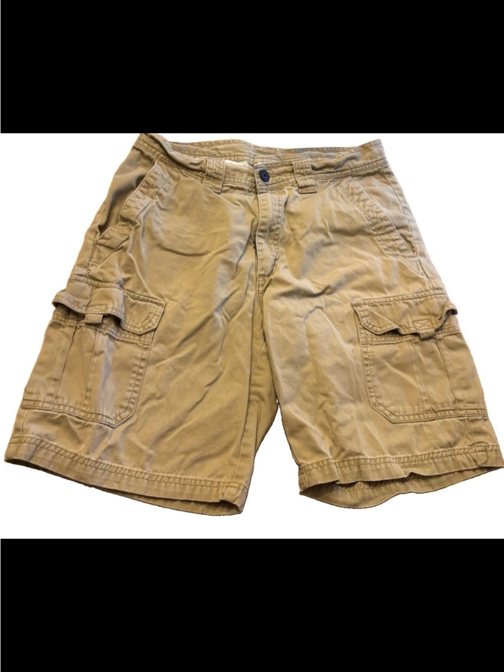 Vintage 90s Grunge Men's Cargo Shorts with Multiple Utility Pockets
